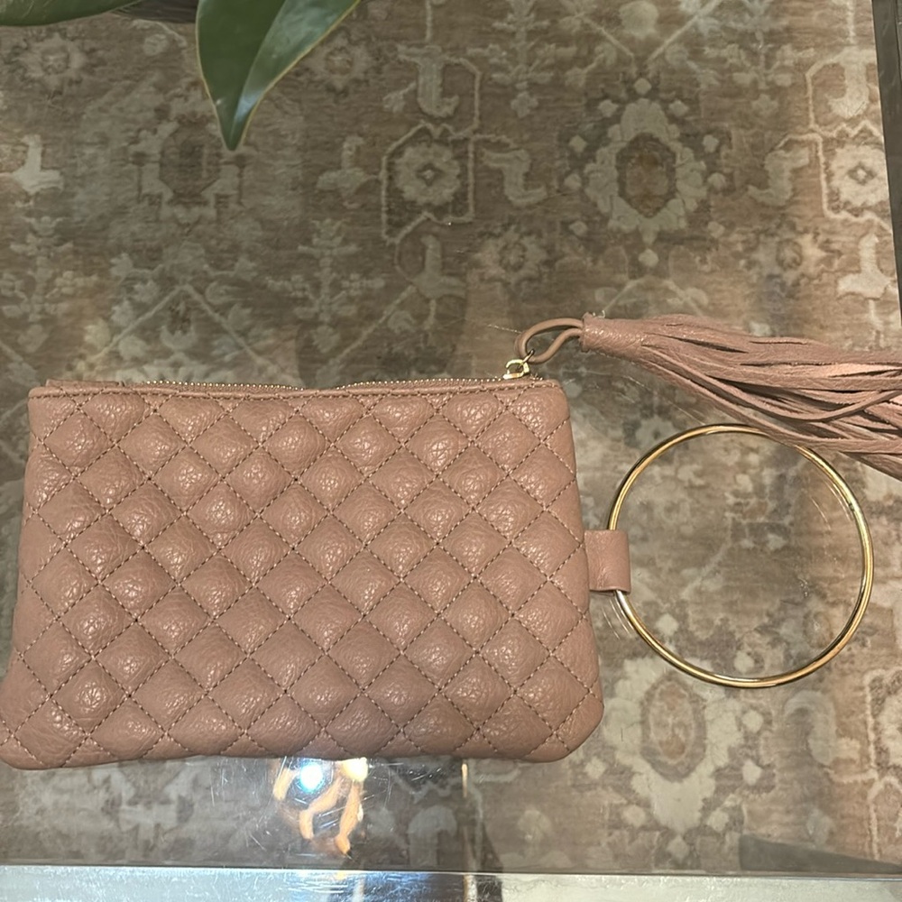 Diamond Stitched Clutch Purse